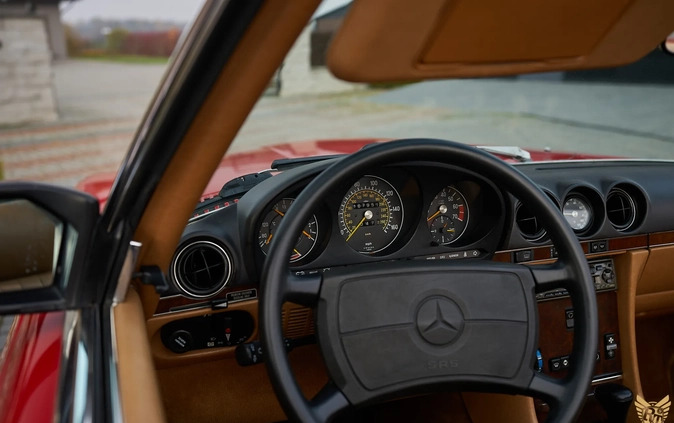 Mercedes-Benz SL cena 119000 przebieg: 267000, rok produkcji 1987 z Głogów Małopolski małe 596